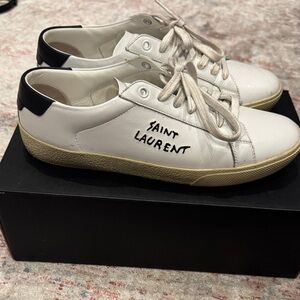 Women's Saint Laurent Court Sneakers